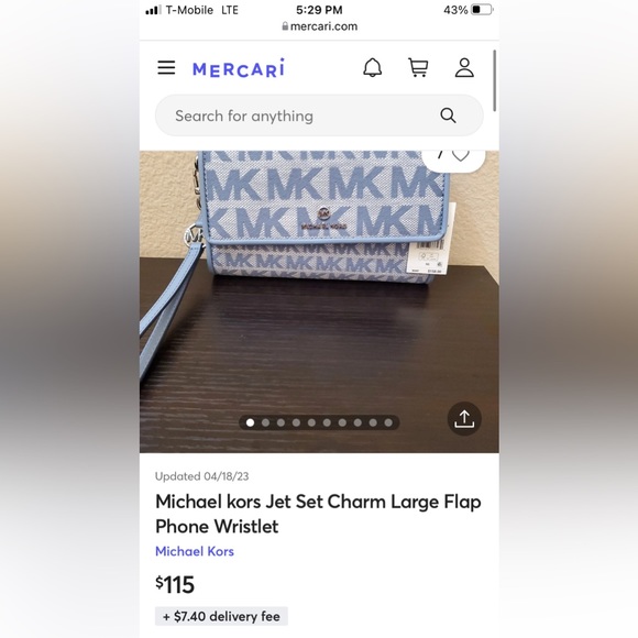 Michael Kors wristlet wallet. Brand new with tags - Picture 7 of 7